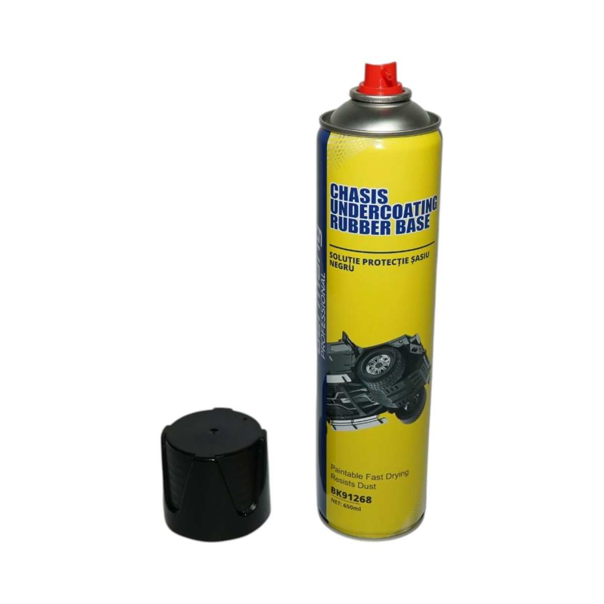 Spray protectie sasiu pe baza de cauciuc negru 650ml Breckner Germany BK91268