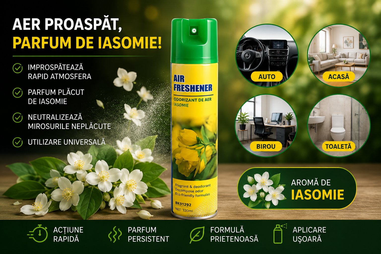 Odorizant aer capsuni 320ml Breckner Germany BK91286