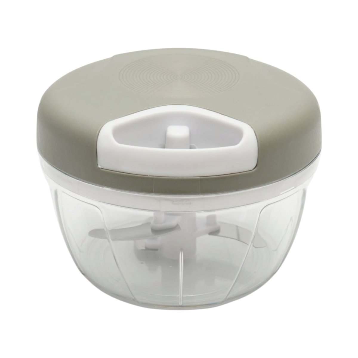 Tocator manual de legume cu sfoara, 3 lame inox, capacitate 500ml – imagine 2