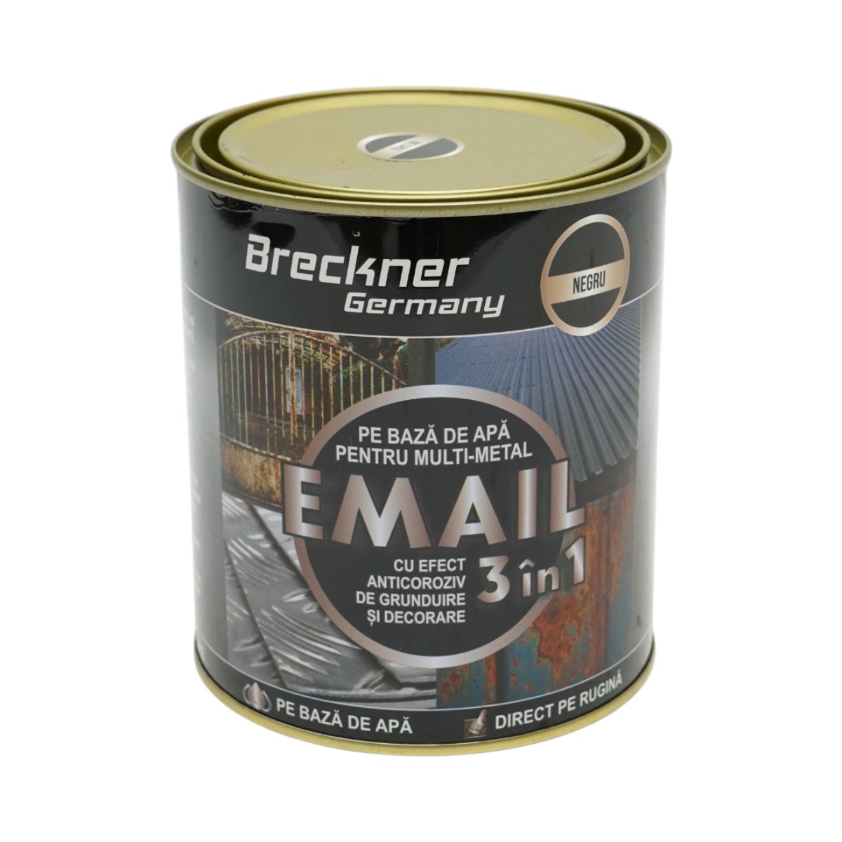 Vopsea email anticoroziva 3 in 1 pentru metal Breckner Germany
