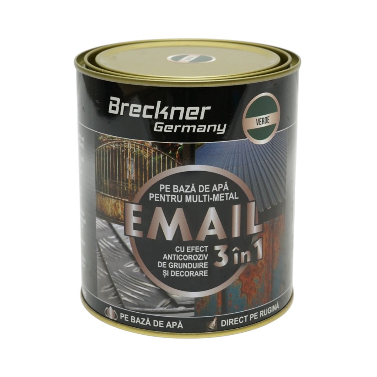 Vopsea email anticoroziva 3 in 1 pentru metal Breckner Germany
