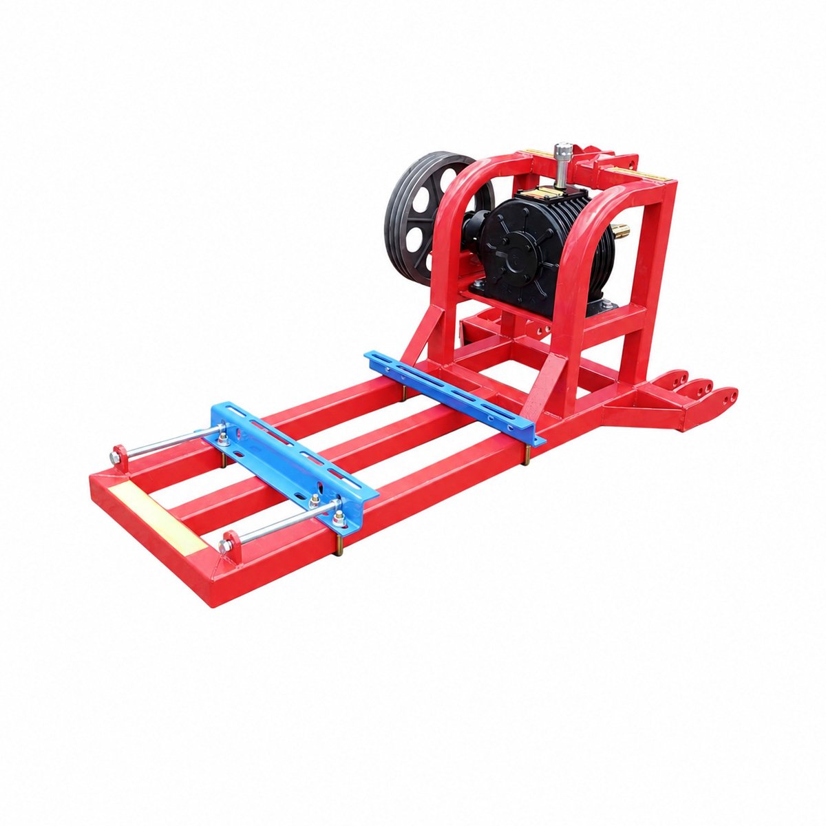 Cadru metalic pompa apa centrifuga WK88 cu suport motor, reductor, transmisie pe curea, prindere in 3 puncte si cardan inclus – imagine 4