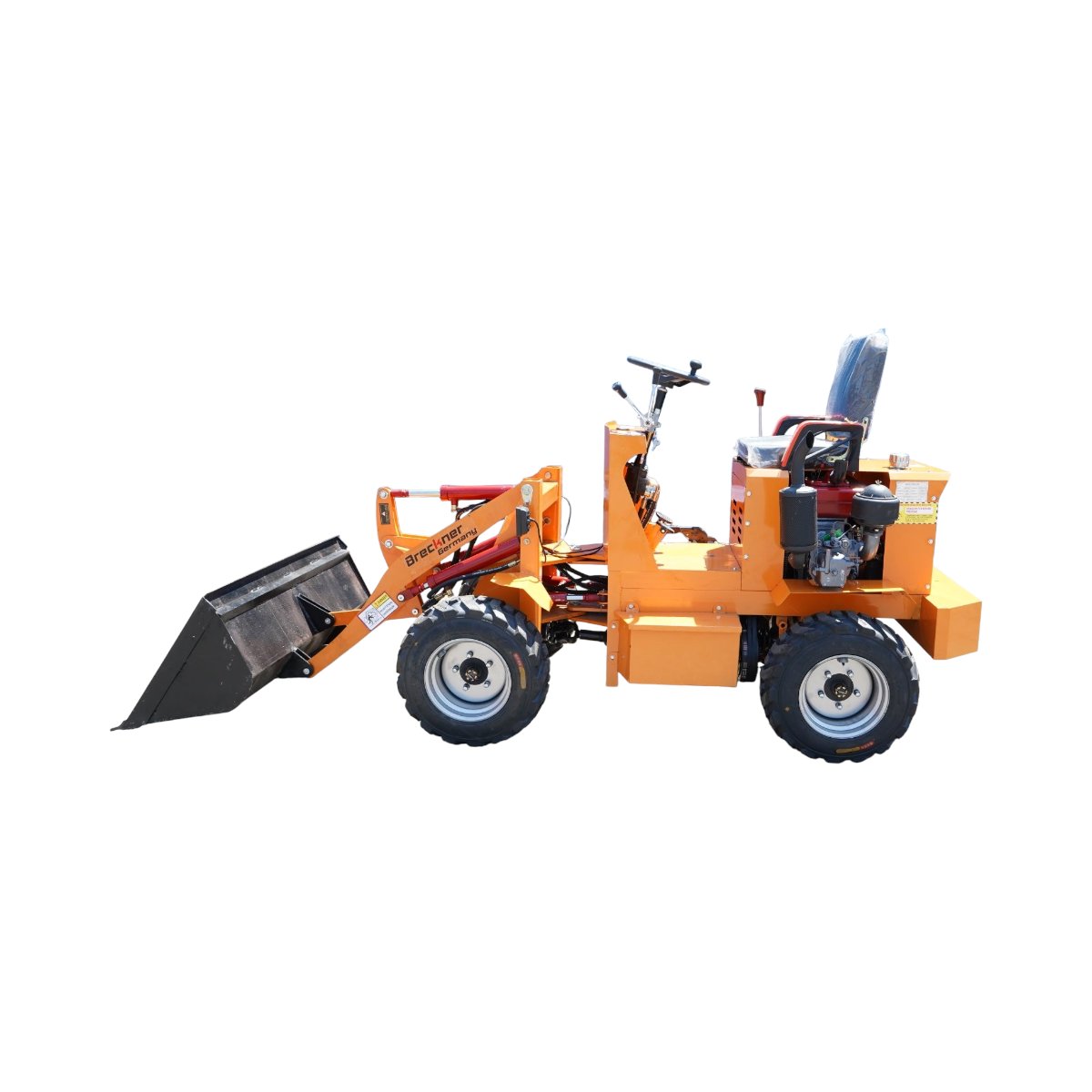 Mini incarcator frontal articulat 4x4, motor diesel 18CP, capacitate ridicare 400kg, latime cupa 1000mm Breckner Germany – imagine 2