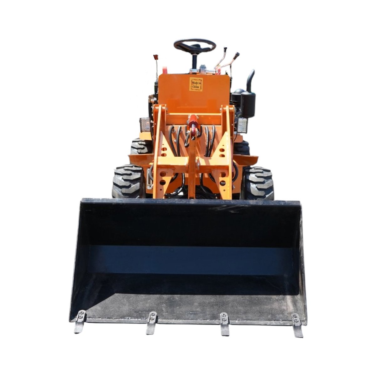 Mini incarcator frontal articulat 4x4, motor diesel 18CP, capacitate ridicare 400kg, latime cupa 1000mm Breckner Germany – imagine 3