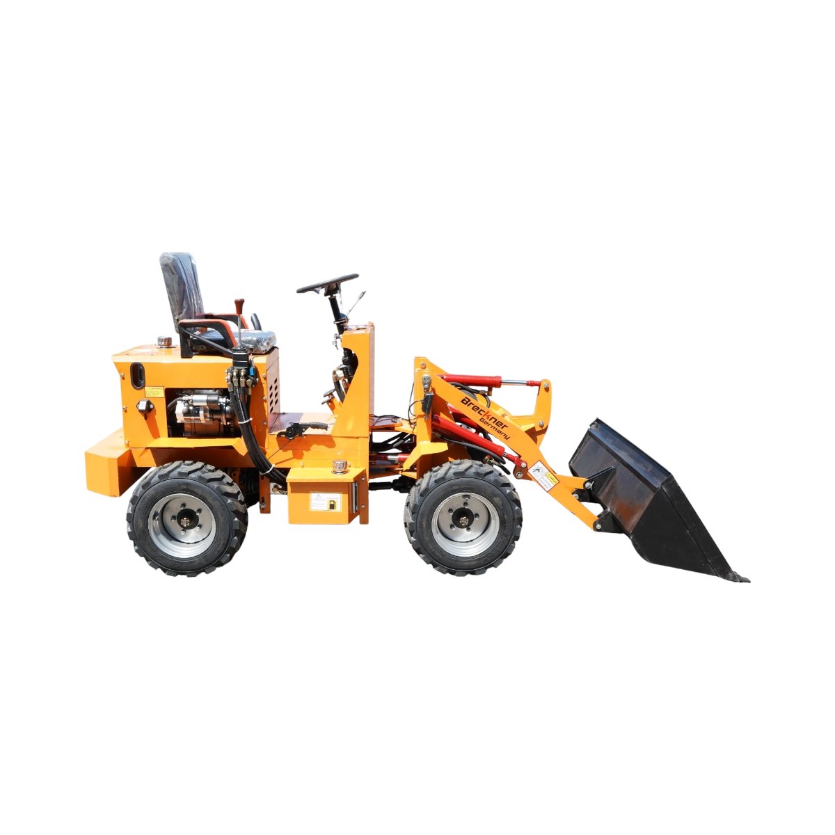 Mini incarcator frontal articulat 4x4, motor diesel 18CP, capacitate ridicare 400kg, latime cupa 1000mm Breckner Germany – imagine 4