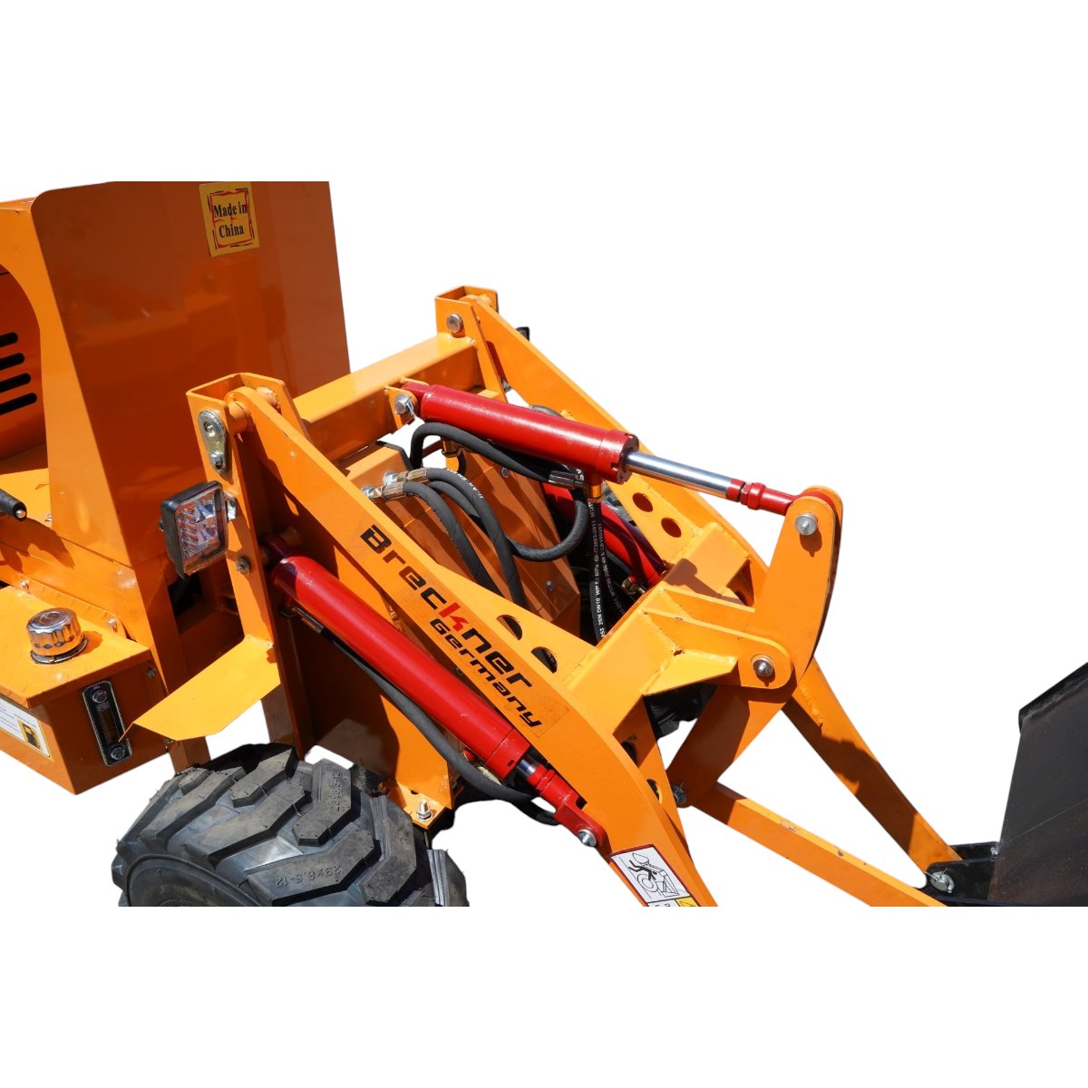 Mini incarcator frontal articulat 4x4, motor diesel 18CP, capacitate ridicare 400kg, latime cupa 1000mm Breckner Germany – imagine 8
