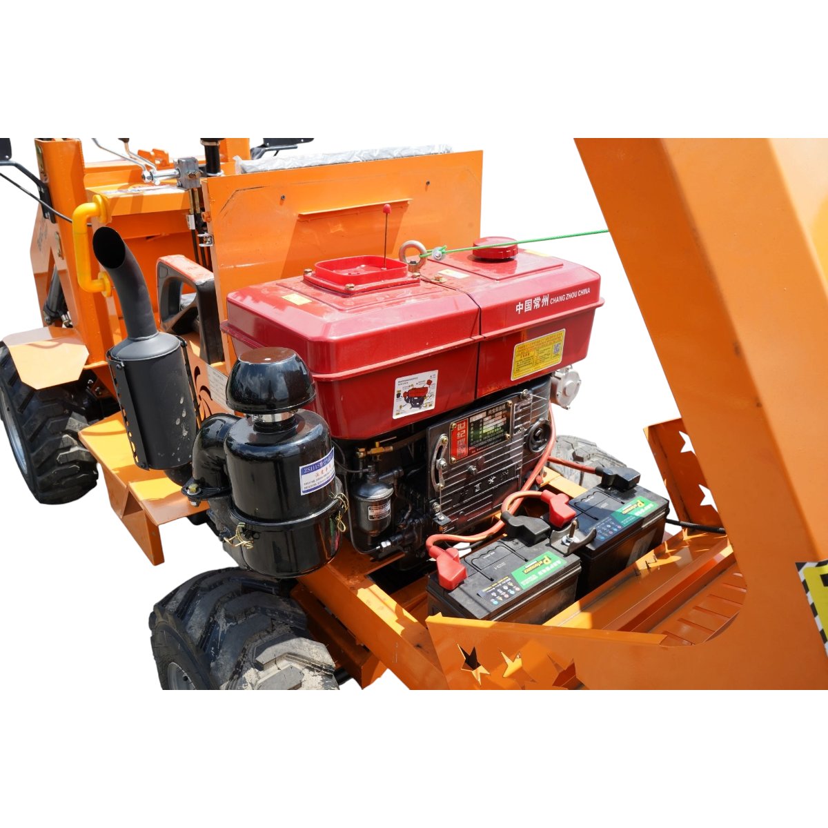 Mini incarcator frontal articulat 4x4, motor diesel 32CP, capacitate ridicare 500kg, latime cupa 1000mm Breckner Germany – imagine 11