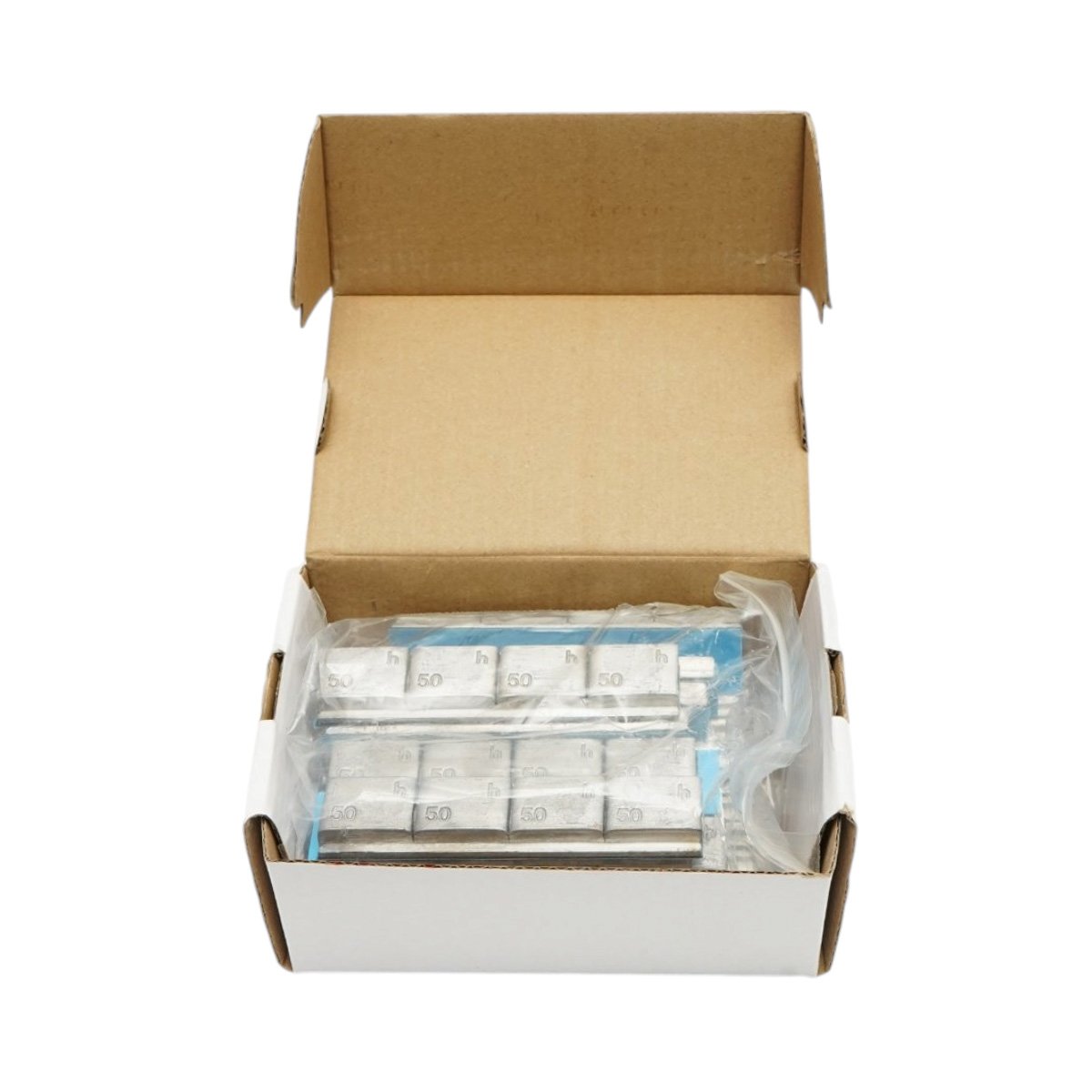 Contragreutati autoadezive plumb echilibrare roti camioane, utilaje, autobuze Pb 50g (50gx4 buc) 20 benzi/cutie Breckner Germany – imagine 3