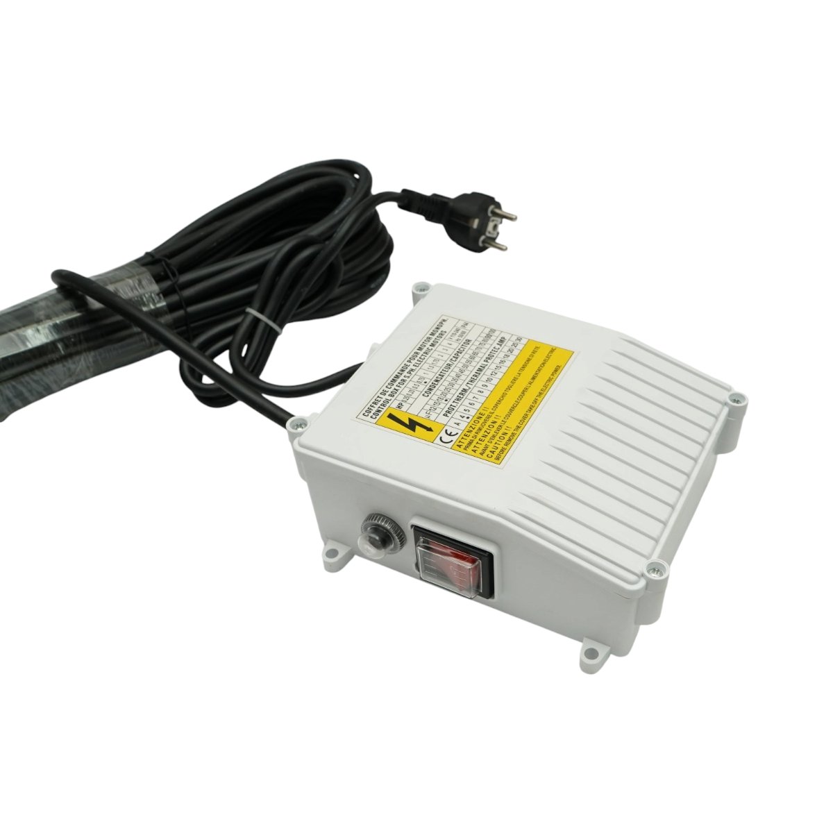 Pompa apa submersibila inox 1.5kW, 220V, D100mm, debit 5 m3/h, inaltime refulare 60m, 9 turbine ceramice, racire pe ulei, panou de control K90QJD2-60/9-1.5 Breckner Germany – imagine 10