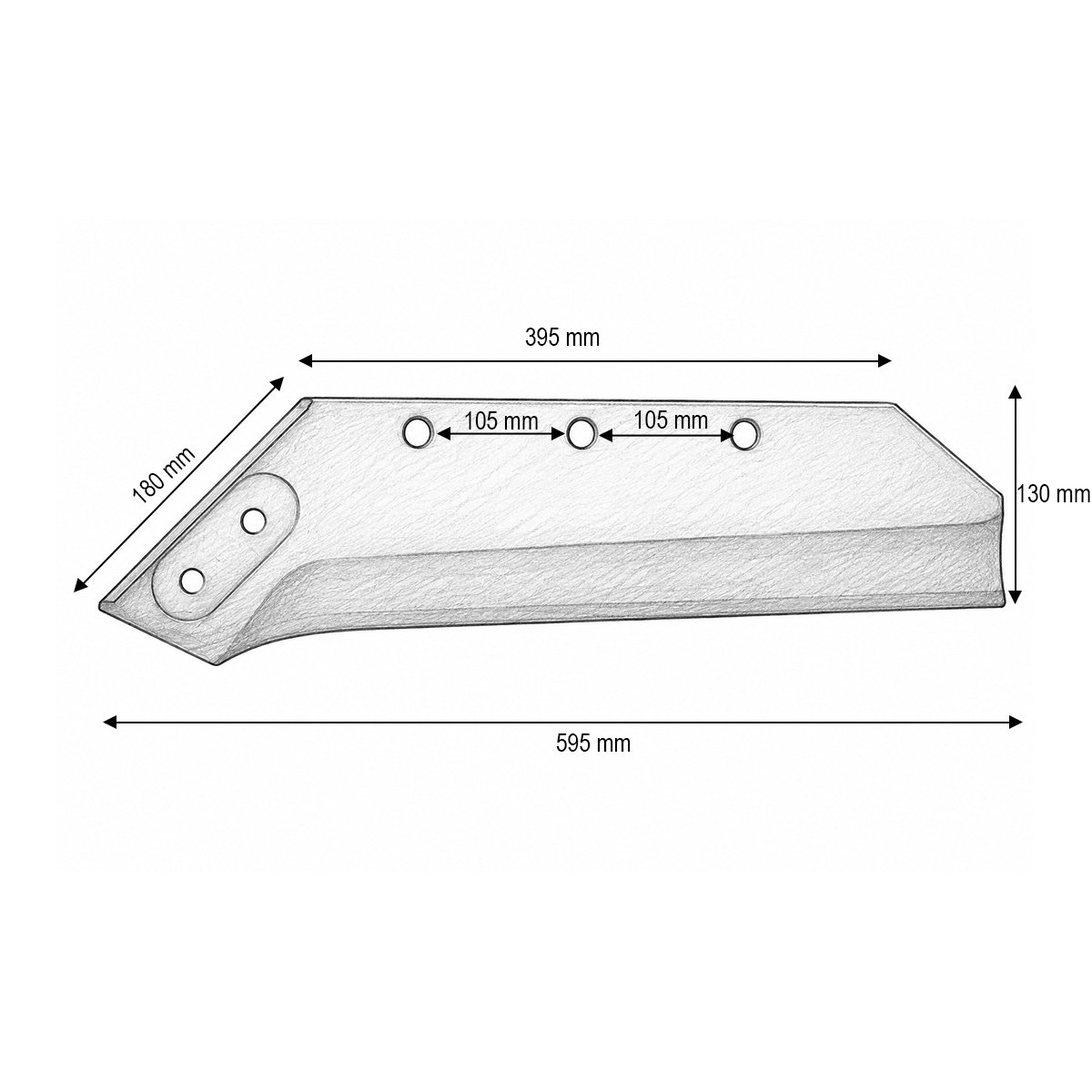 Brazdar plug stanga 16 inch Vogel Noot UNM40 cod OEM PK401401 – imagine 3