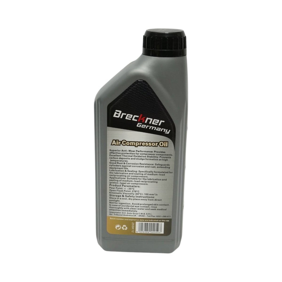 Ulei pentru compresor de aer transparent 1L Breckner Germany – imagine 3