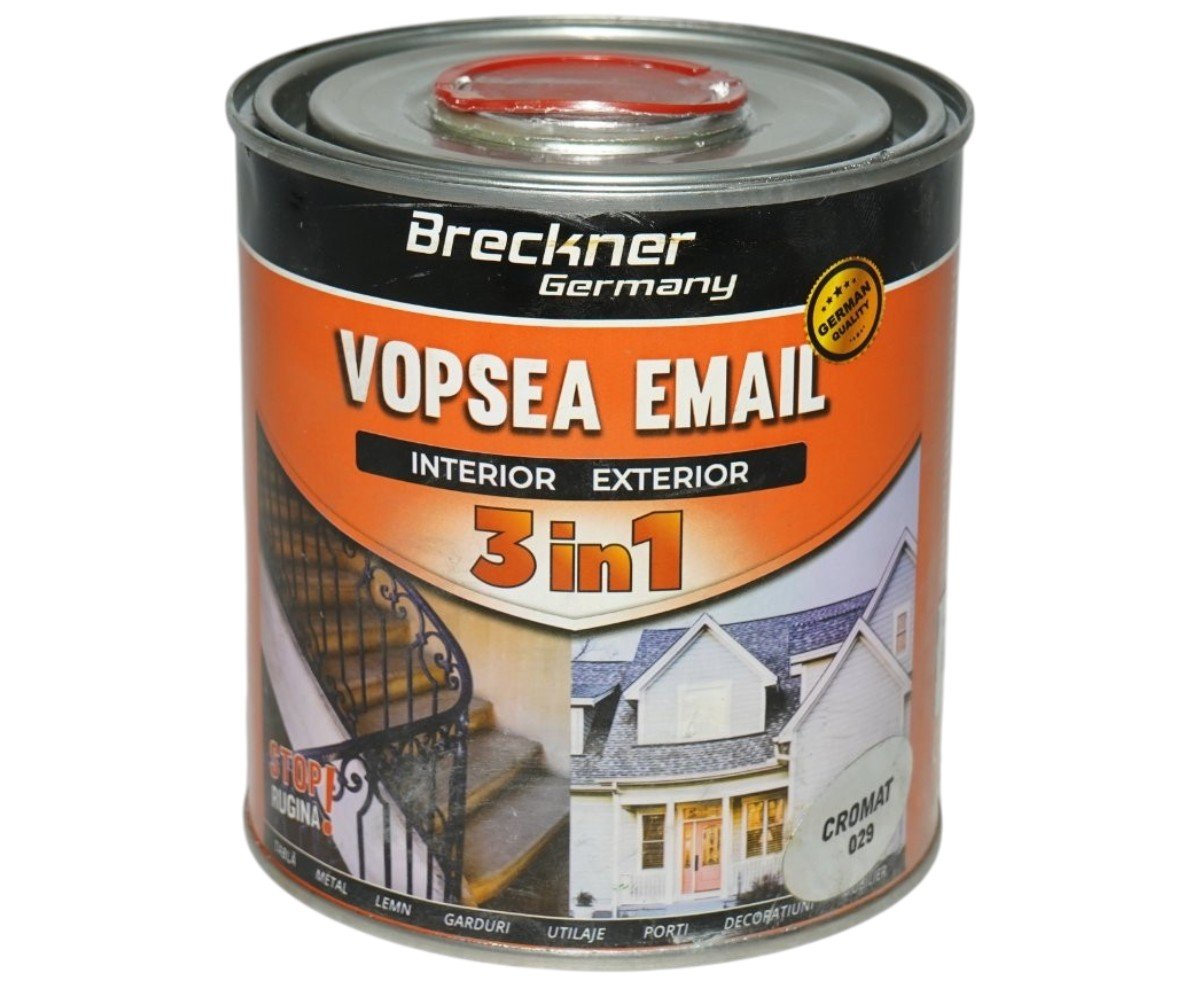 Vopsea email anticoroziva 3 in 1 Breckner Germany auriu metalizat 029 1L