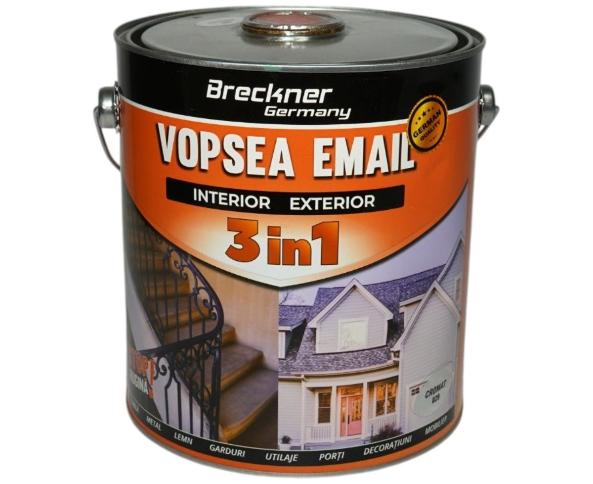 Vopsea email anticoroziva 3 in 1 Breckner Germany auriu metalizat 029 1L