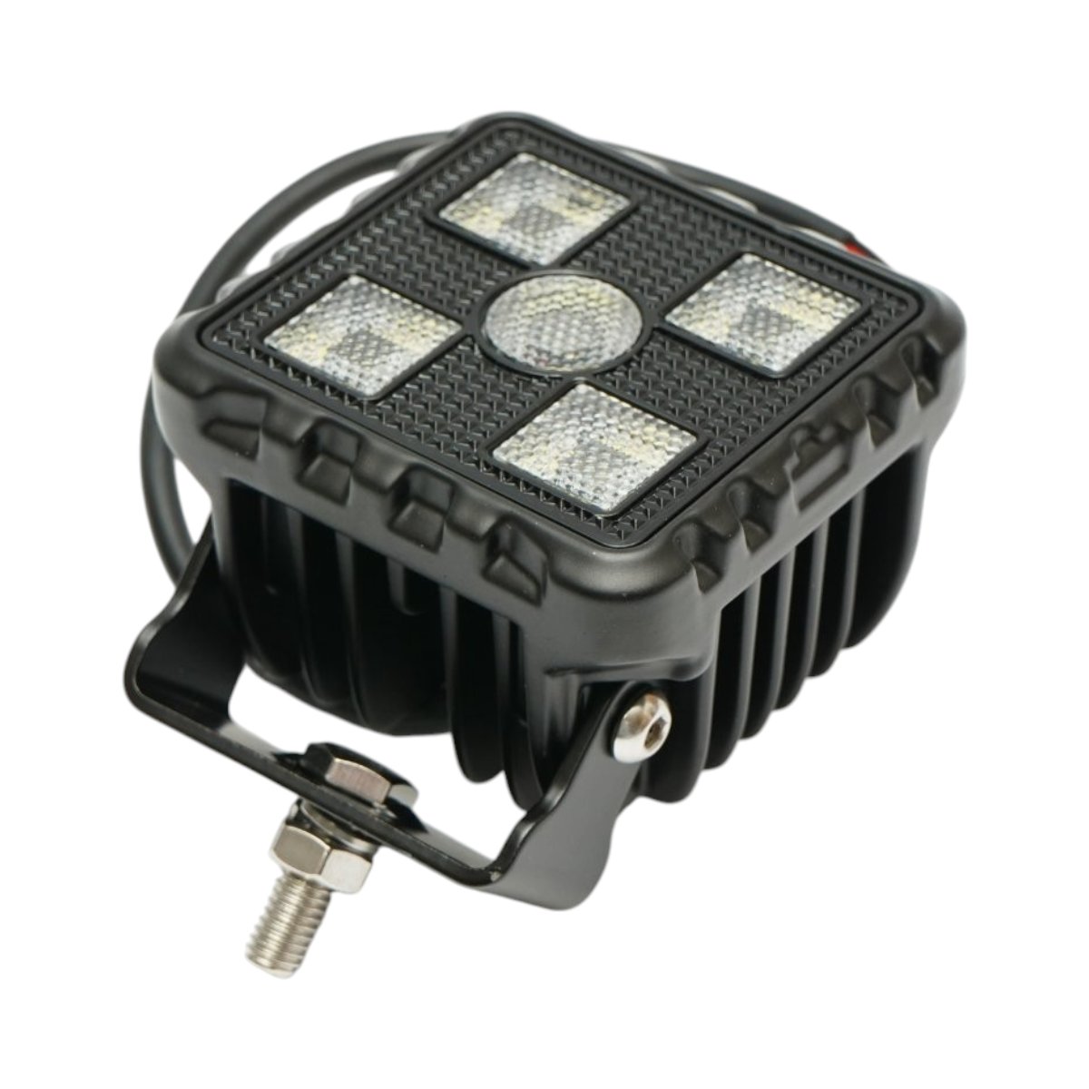 Set 2 proiectoare patrate LED 20W, 9-32V, 5700K, 2000lm, carcasa aluminiu 80x55x74mm IP67 Breckner Germany – imagine 6