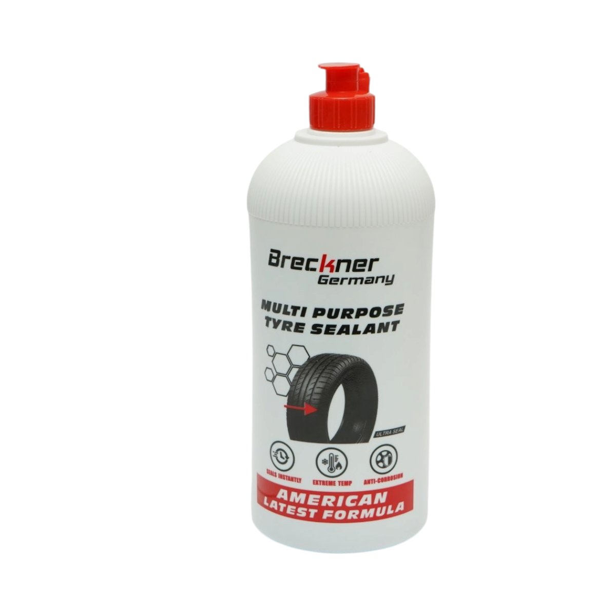 Solutie etansare anvelope tubeless si reparare perforatii 900ml Multi Purpose Tyre Sealant Breckner Germany