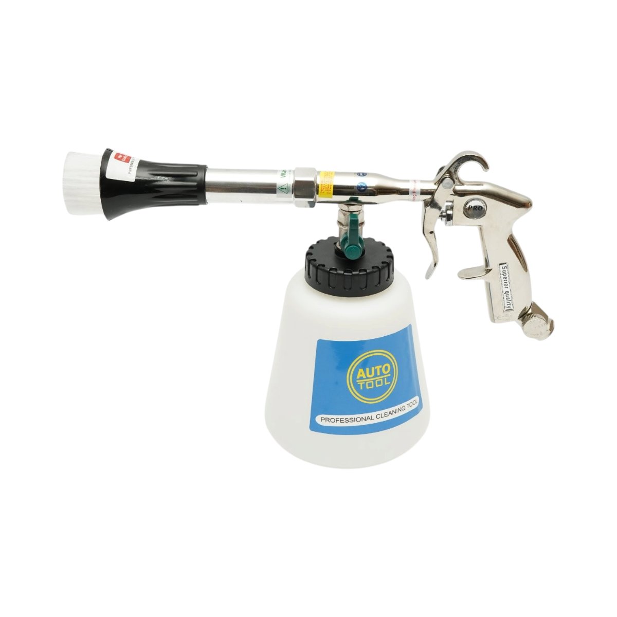 Pistol pneumatic curatare tapiterie interior Tornador profesional cu adaptor vacuum 1L Breckner Germany – imagine 2