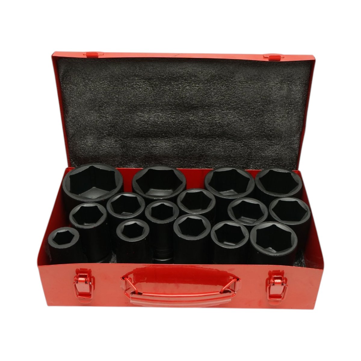 Trusa chei tubulare de impact lungi 17-65mm, prelungitor 125mm, patrat 3/4 inch Cr-Mo 15 piese Breckner Germany