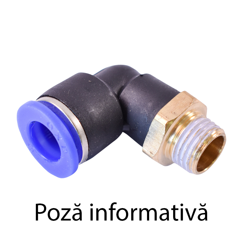 Mufa rapida cot plastic si surub metalic fi 8 cu M16