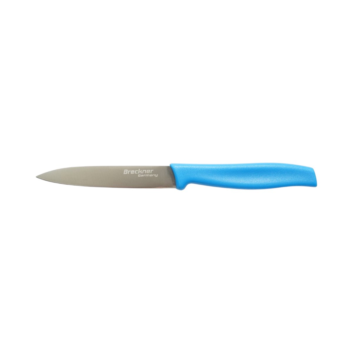 Cutit decojit 10cm, lama otel 5Cr15MoV, maner PP albastru Breckner Germany