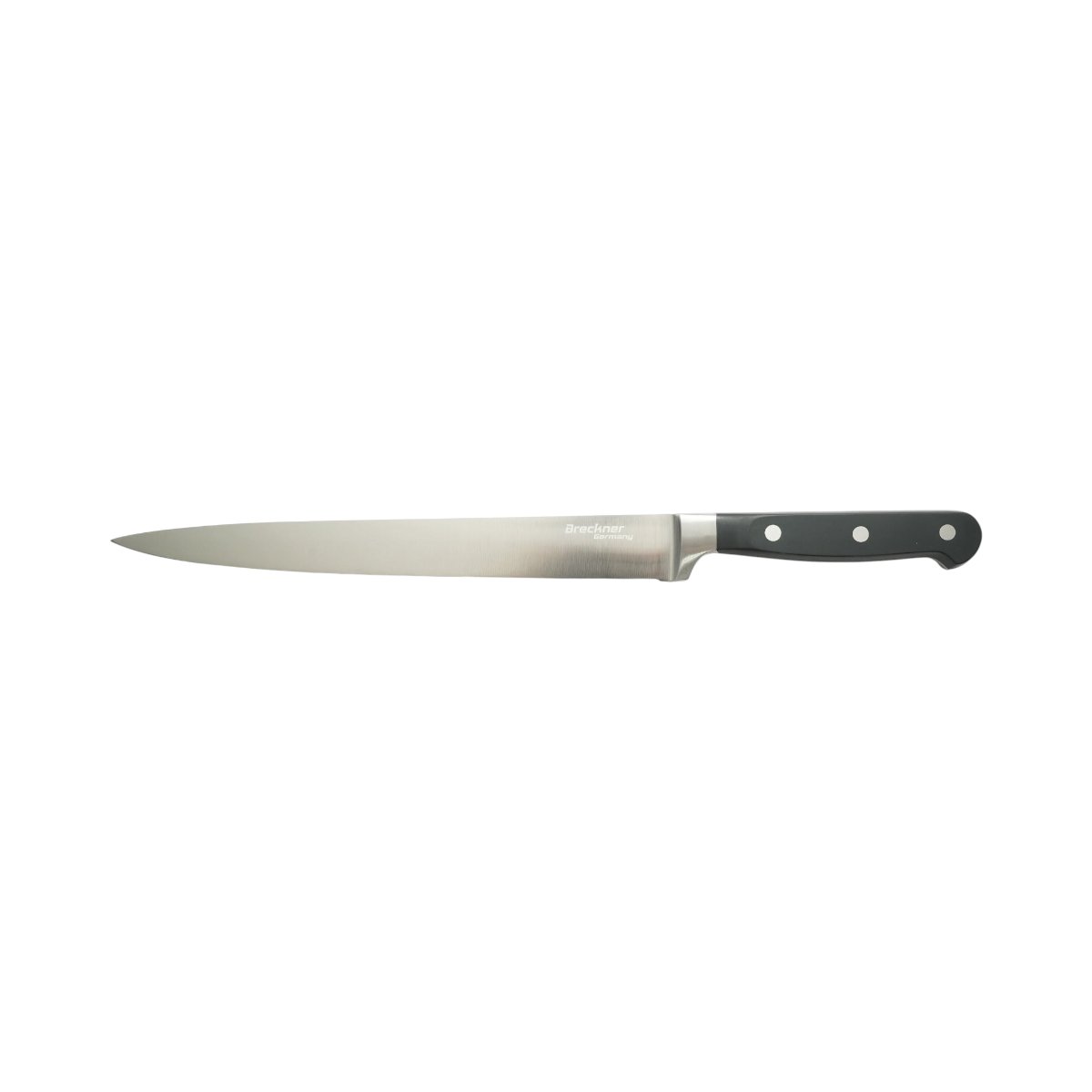 Cutit feliat profesional 25cm, lama otel 5Cr15MoV, maner ABS negru Breckner Germany