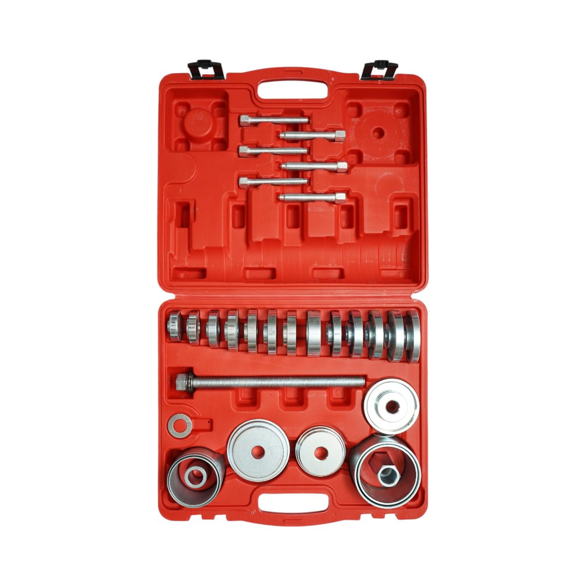 Trusa presa extractoare rulmenti butuc roata fuzeta si bucse 50-102mm 34 piese Breckner Germany – imagine 2