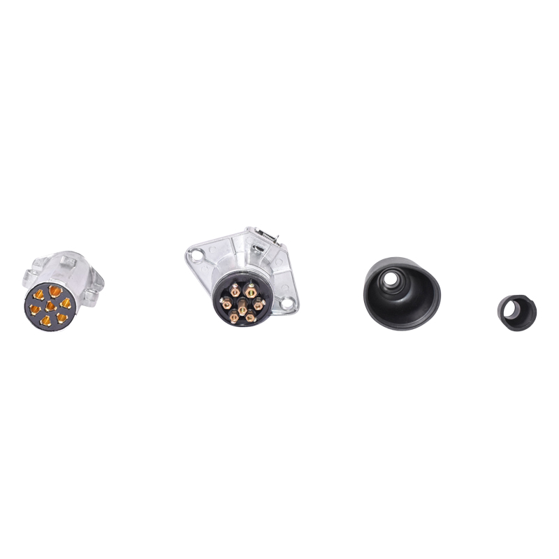 Fisa cu priza 24V pentru remorca (metal 6+1 P) – imagine 4