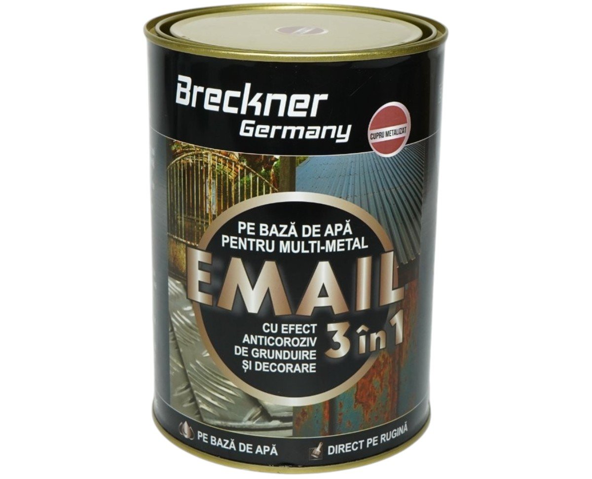 Vopsea email anticoroziva 3 in 1 pentru metal Breckner Germany