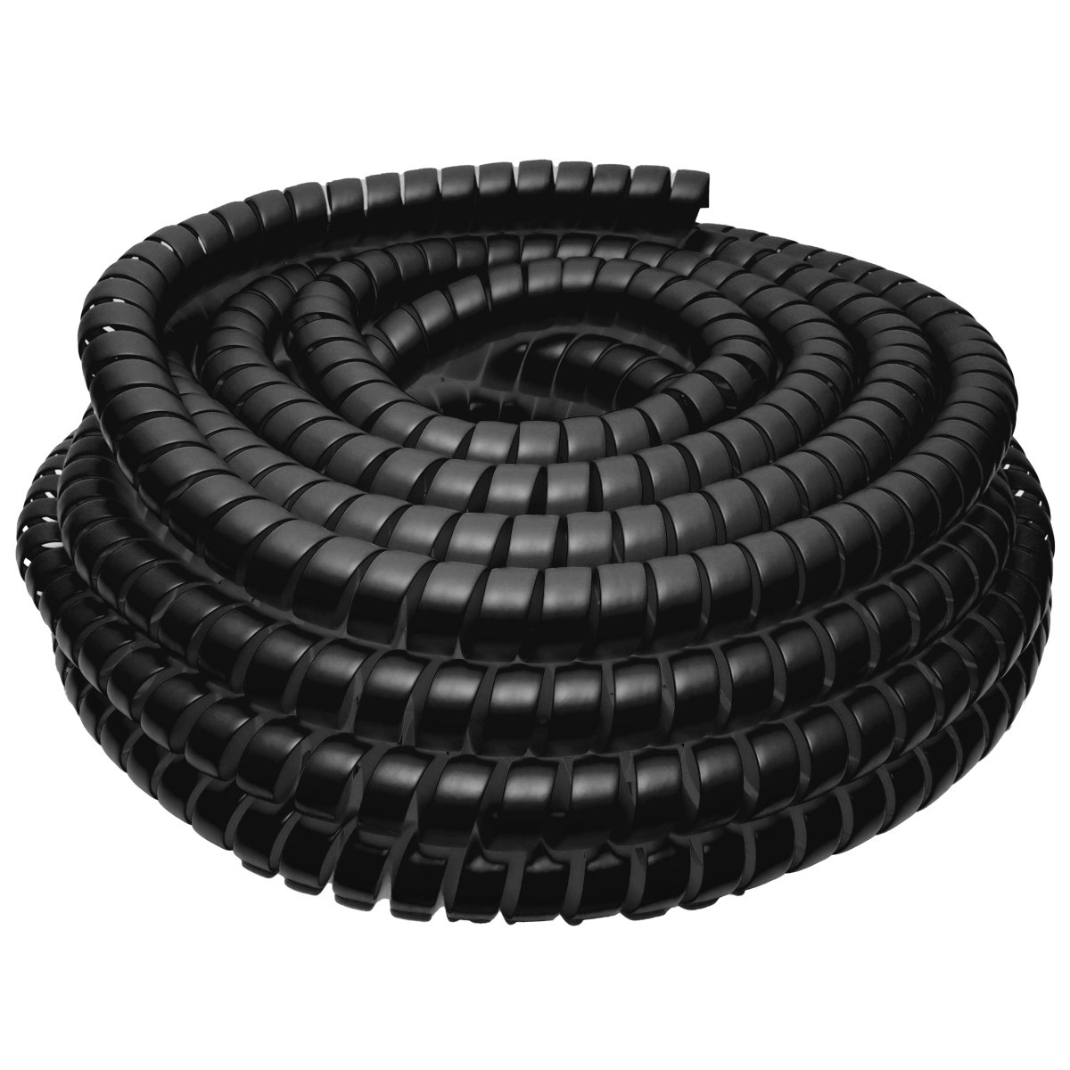 Spirala protectie furtun neagra 21x24.6mm 20m/rola Breckner Germany