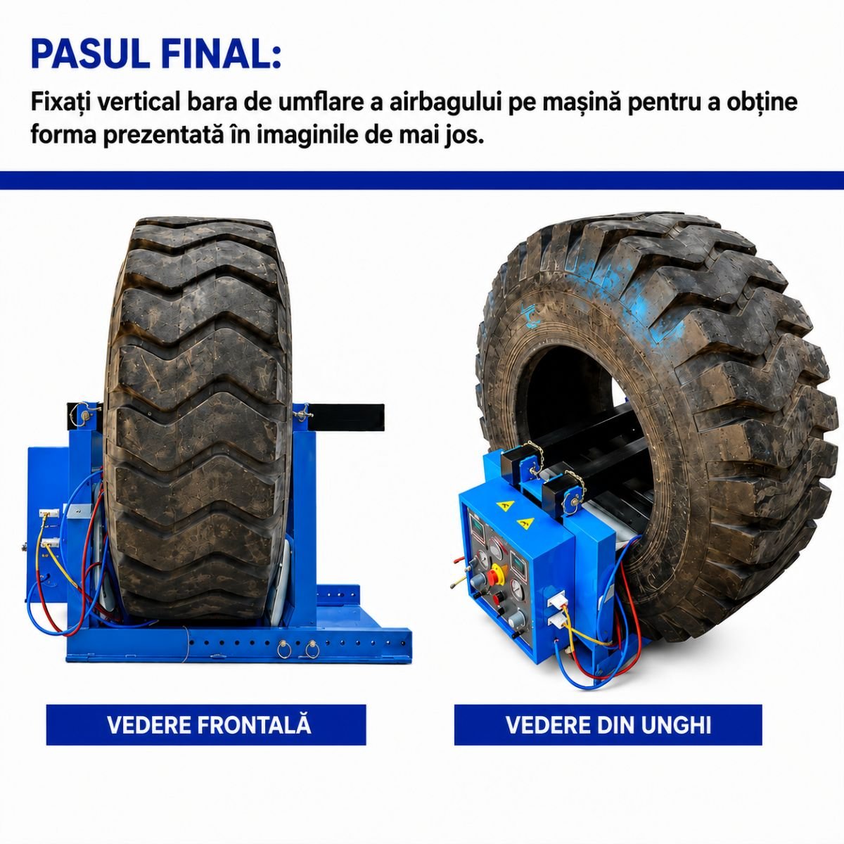 Masina vulcanizare anvelope OTR