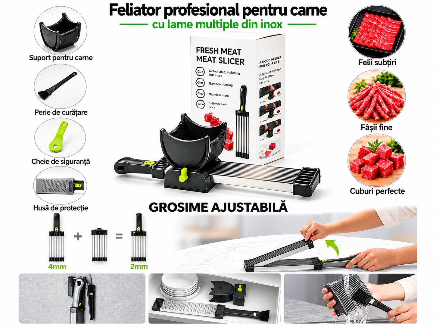 Feliator manual carne proaspata Breckner Germany