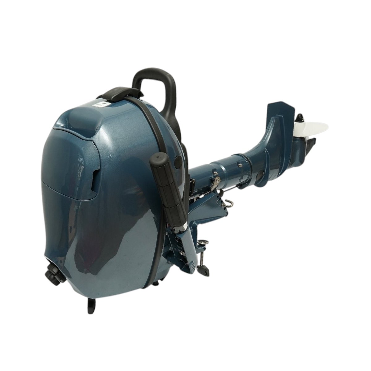 Motor barca pe benzina 6CP, 4 timpi, 112cc, turatie 5500rpm, racire cu apa, pornire manuala, elice 3 pale, capacitate rezervor 1.3L THOR – imagine 12