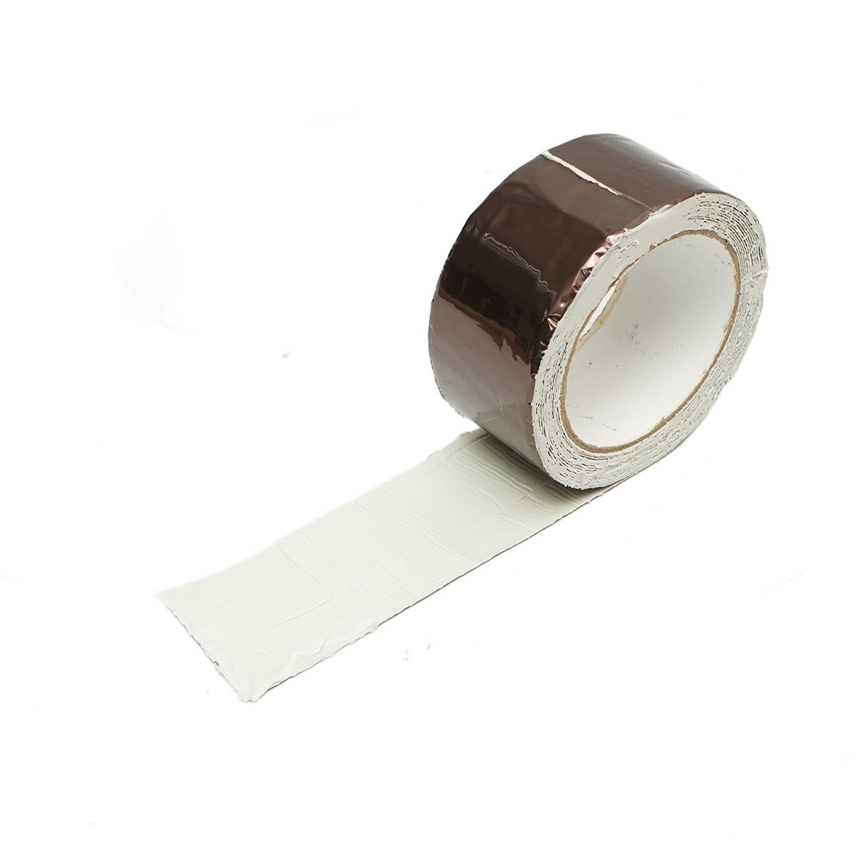 Banda butilica hidroizolanta autoadeziva 50mm x 5m cu folie de aluminiu maro RAL8011 Breckner Germany – imagine 6