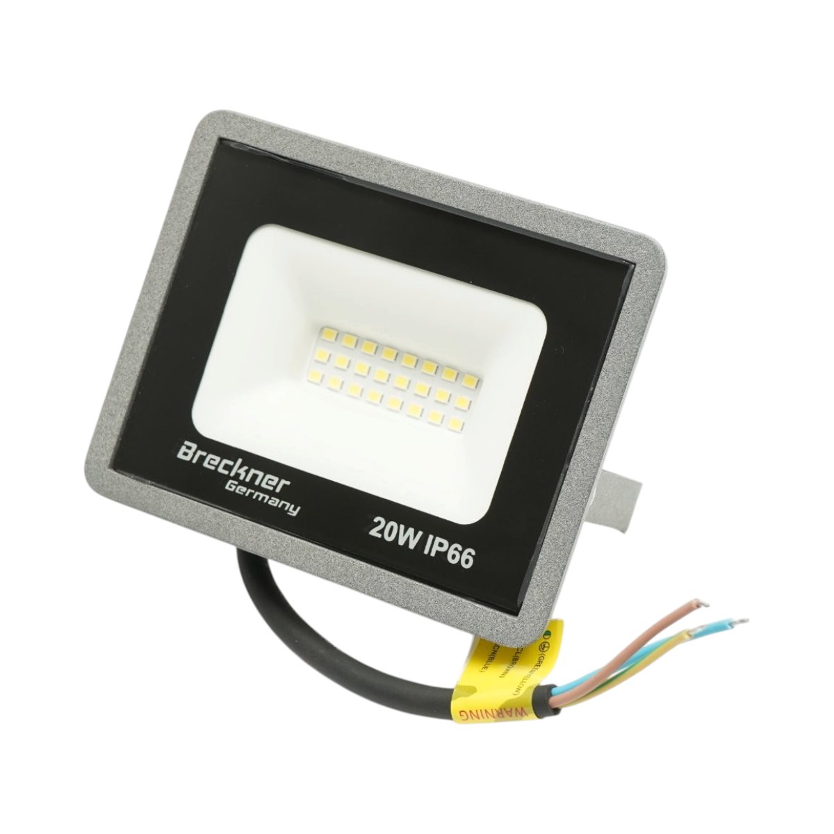 Proiector LED 20W, 100-265V, 6500K, 2000lm tip Flood 115x90x25mm IP66 Breckner Germany
