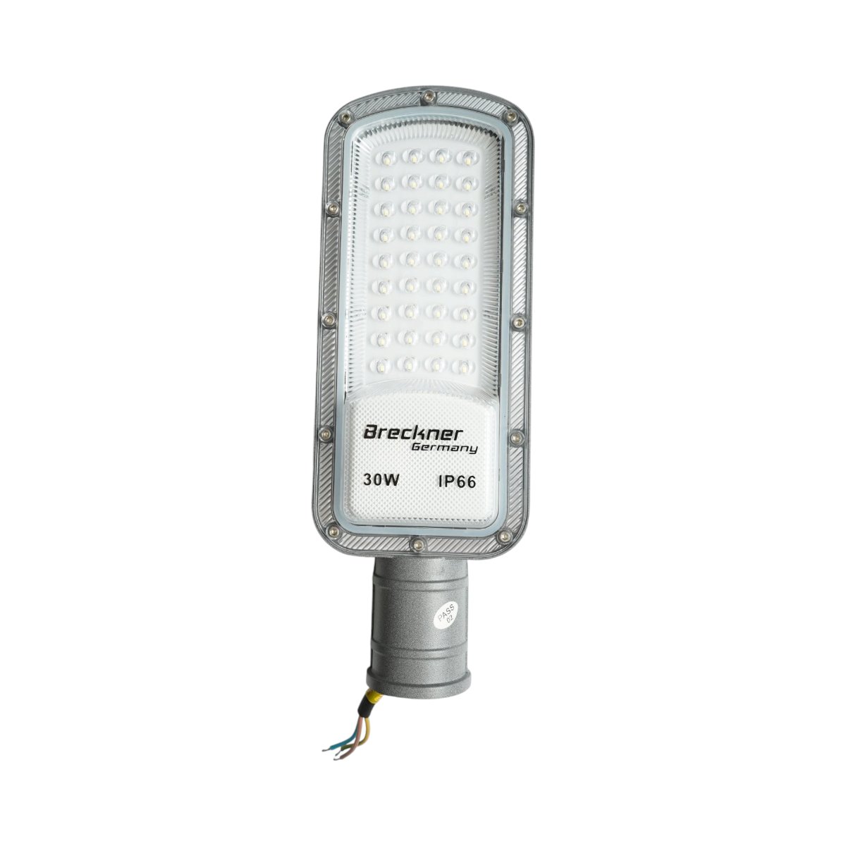Lampa iluminat stradal LED 30W, 100-265V, 6500K, 3300lm cu prindere pe stalp 285x100x25mm IP66 Breckner Germany – imagine 2