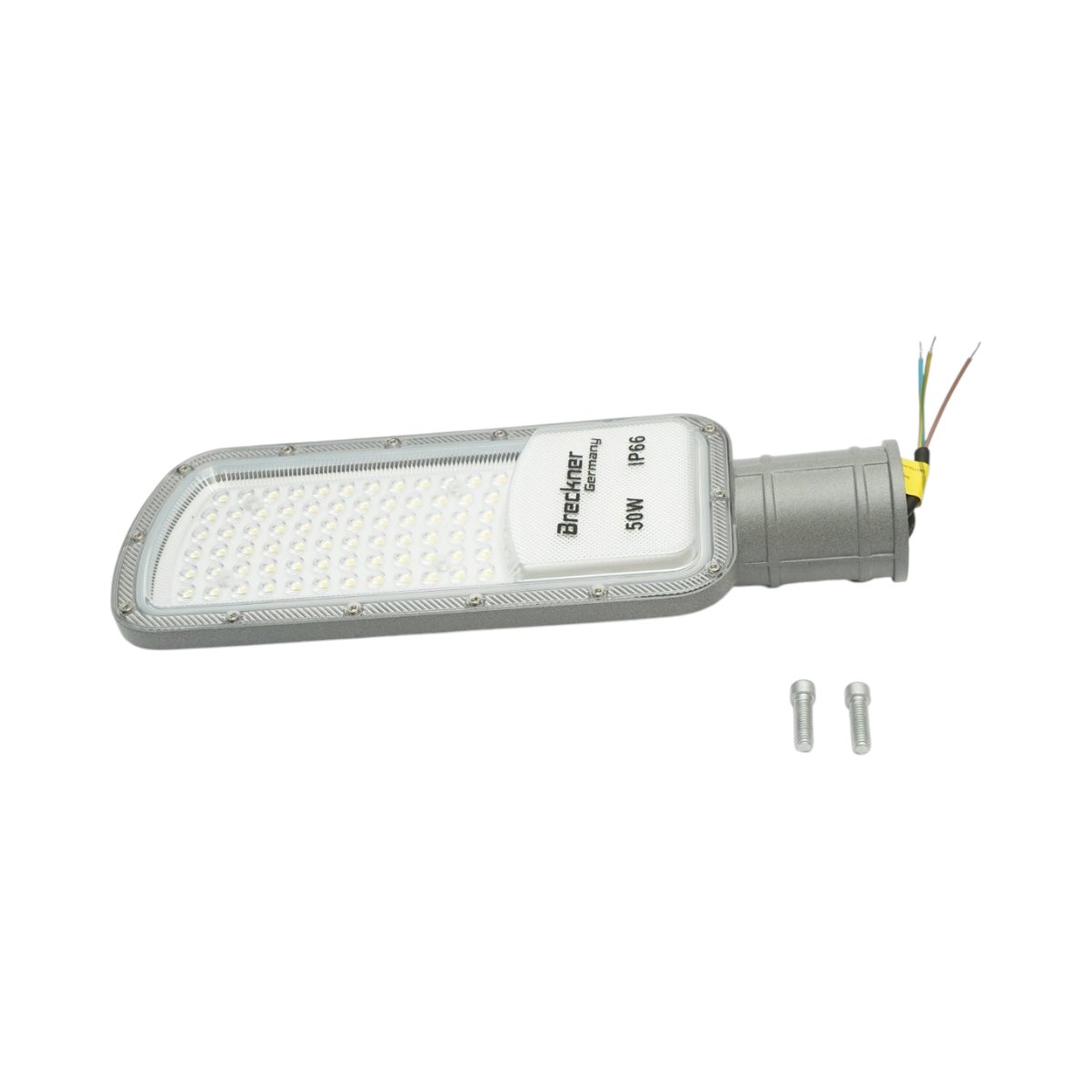 Lampa iluminat stradal LED 50W, 100-265V, 6500K, 5500lm cu prindere pe stalp 340x125x25mm IP66 Breckner Germany – imagine 4