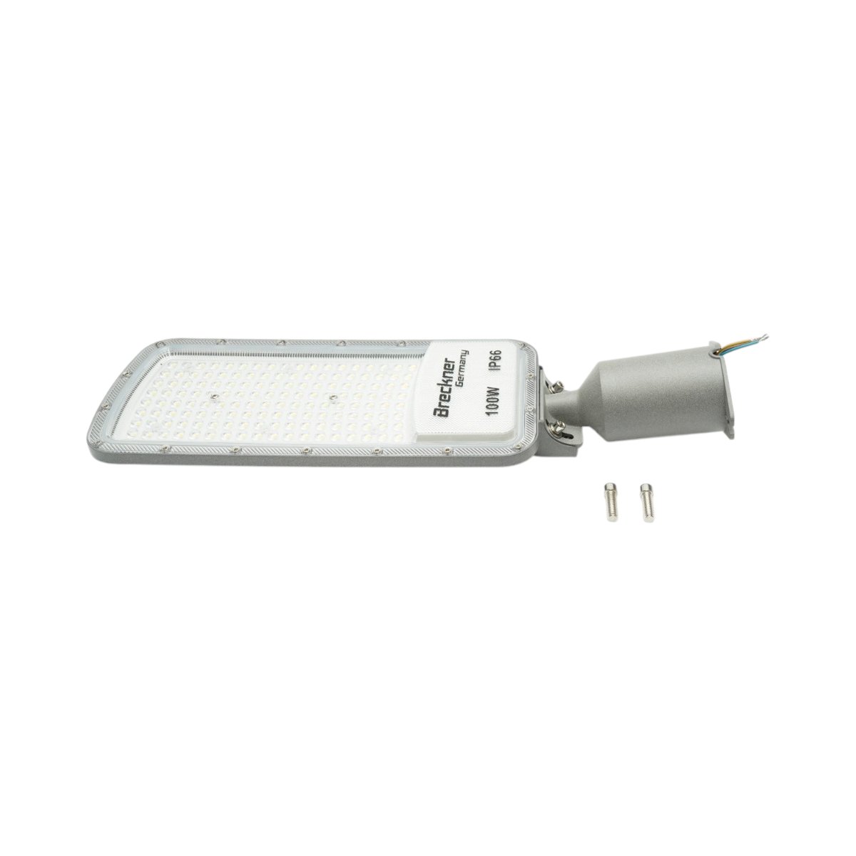 Lampa iluminat stradal LED 100W, 100-265V, 6500K, 11000lm cu prindere pe stalp 470x155x25mm IP66 Breckner Germany – imagine 4