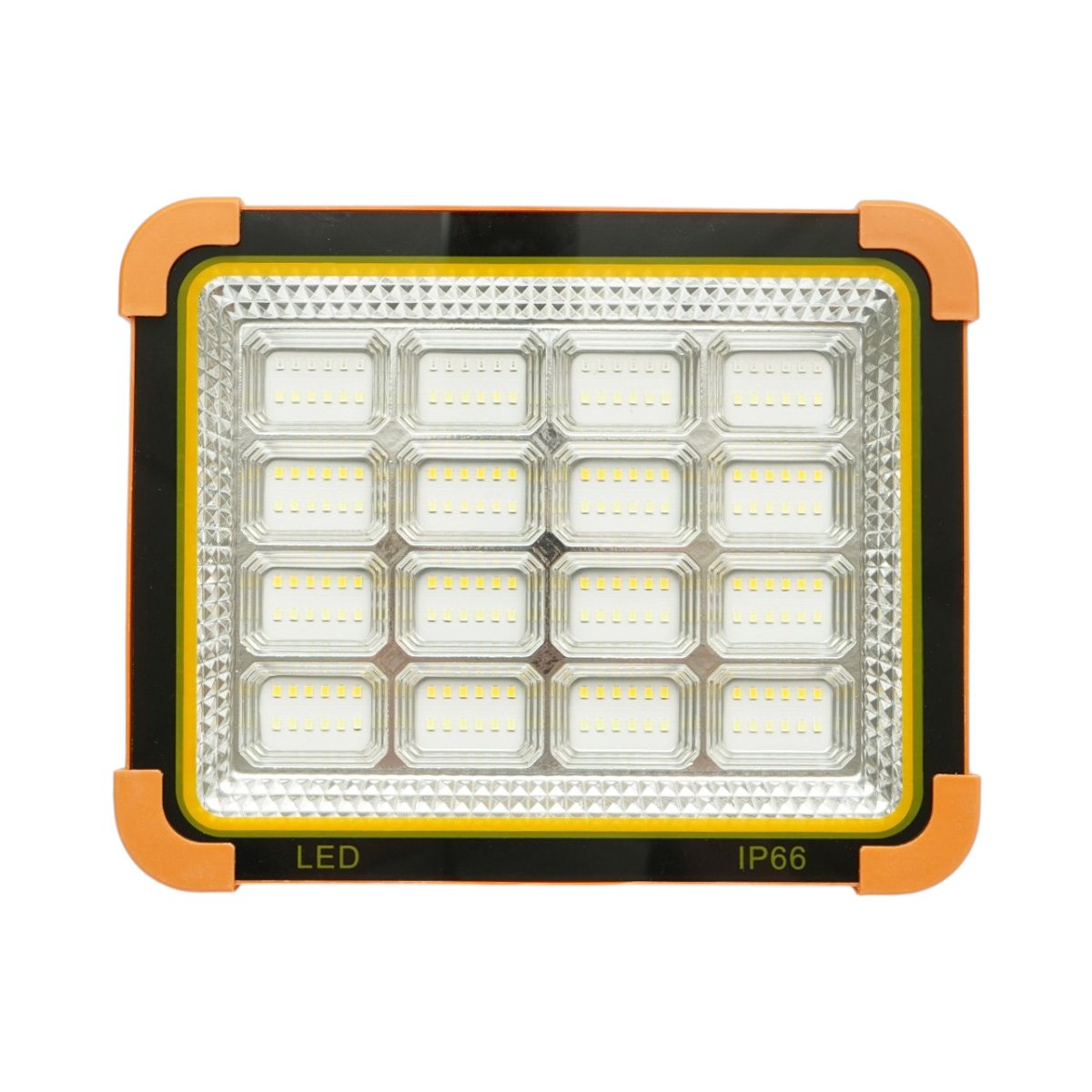 Proiector LED portabil 500W cu panou solar 3W, baterie 12000mAh, 6 moduri de iluminare, magnet, carlig, USB Power Bank Breckner Germany – imagine 2