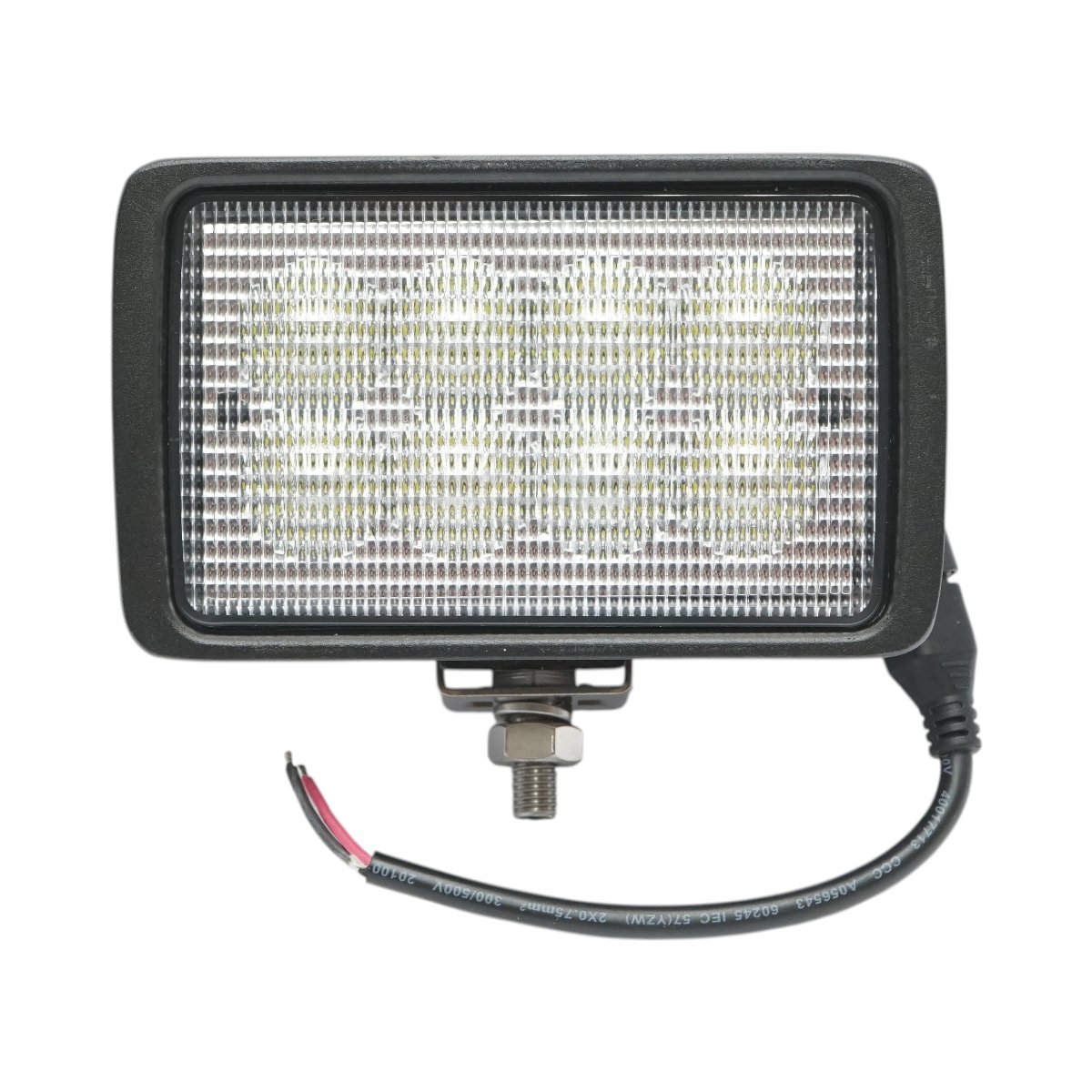 Proiector dreptunghiular LED 65W, 24V John Deere 152x106mm cod OEM AT165110