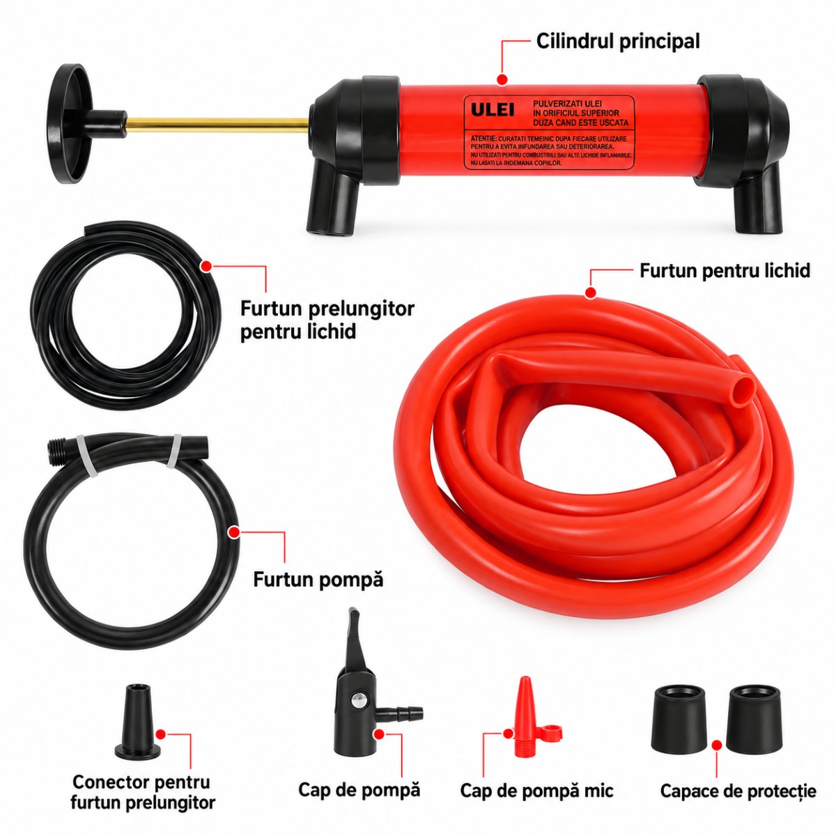 Pompa manuala multifunctionala 3 in 1