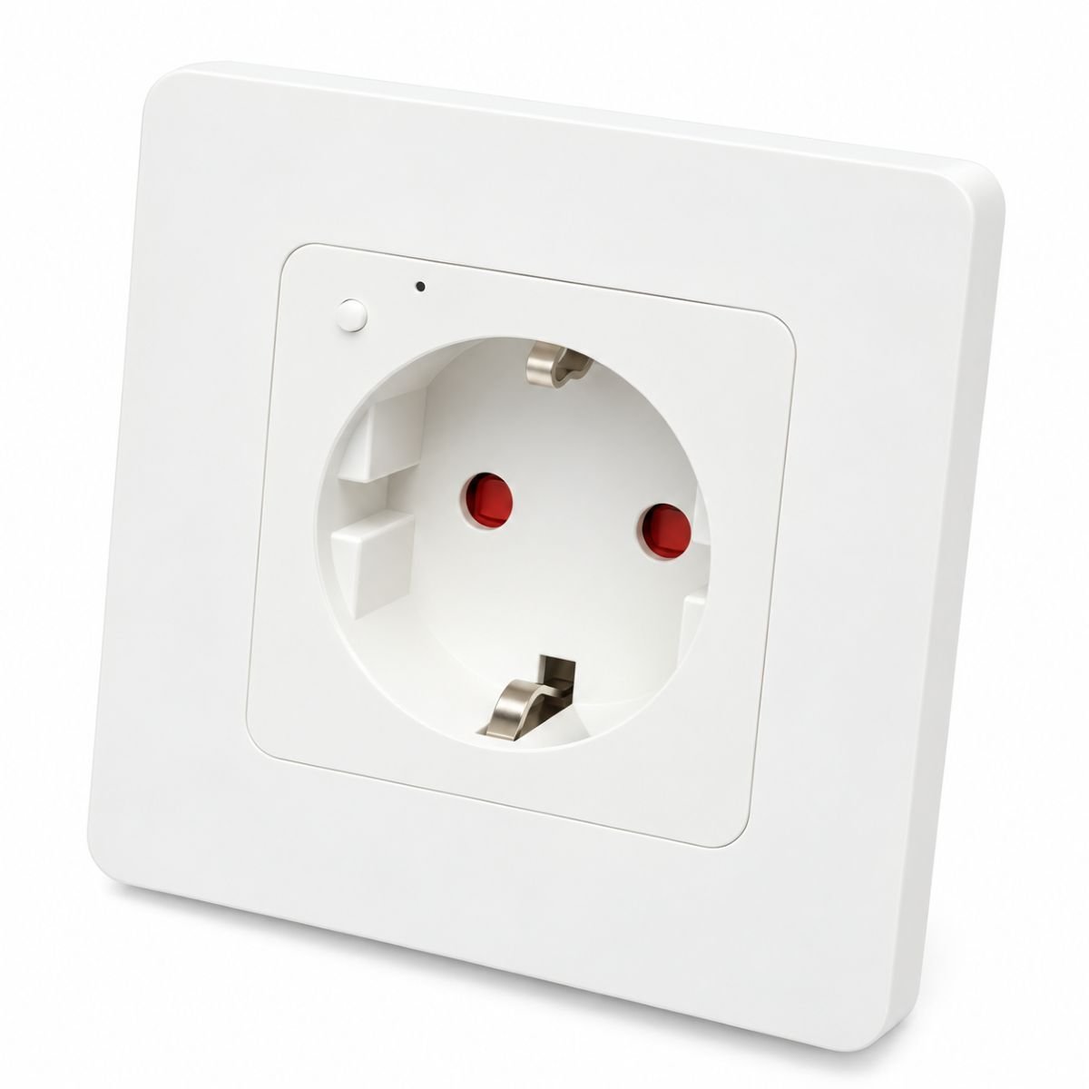 Priza incastrata inteligenta smart Wi-Fi alba 110-240V, 16A, 3680W, monitorizare consum, Bluetooth, aplicatie Tuya Smart Life