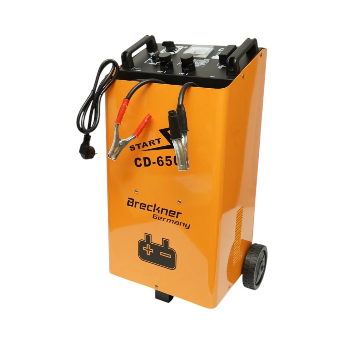 Robot pornire si redresor baterie auto 12V/24V, capacitate 20-1000Ah, pornire 360A, incarcare rapida, curent maxim 70A Breckner Germany