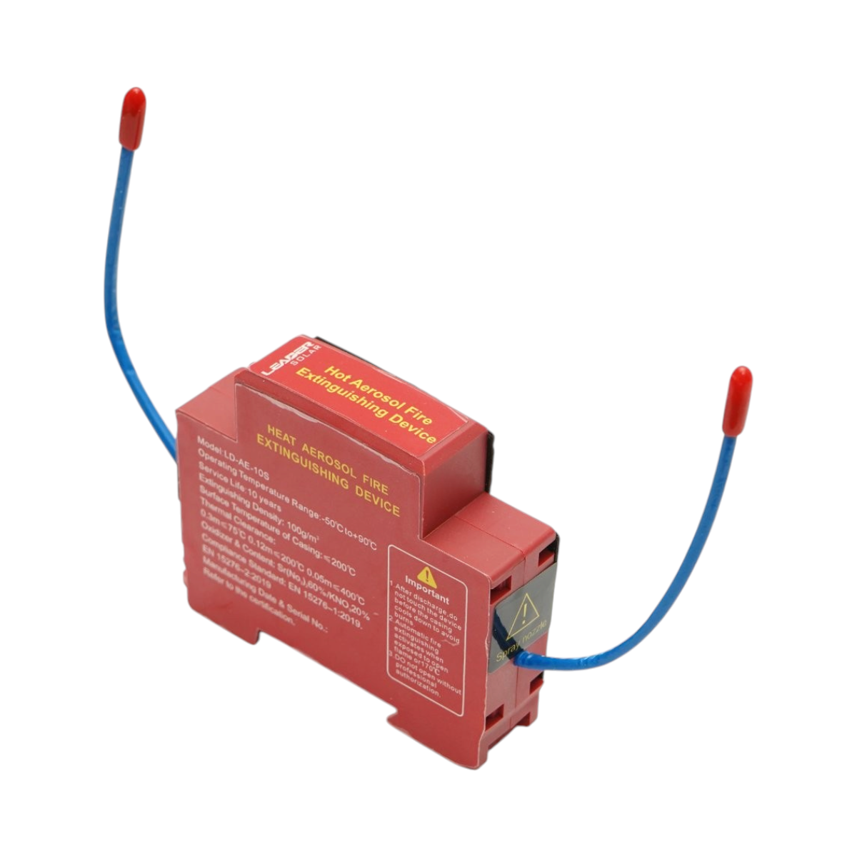 Dispozitiv automat stingere incendiu cu aerosol termic, activare termica/electrica pentru tablouri electrice Leader