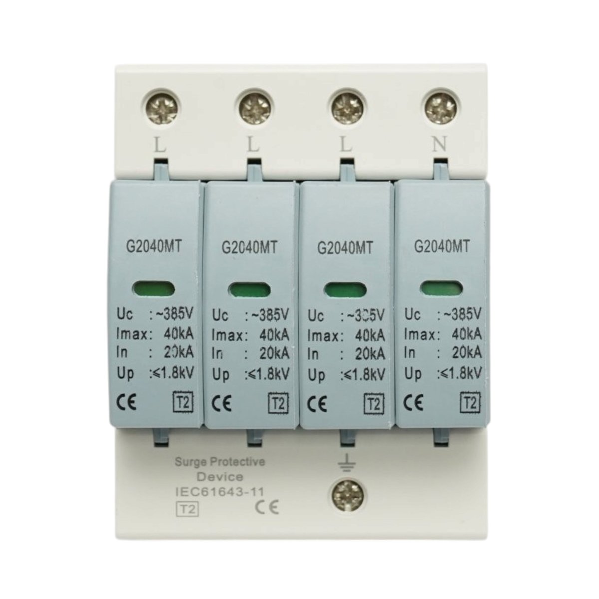 Descarcator supratensiune 4P SPD tip 2, 385V AC, 20kA/40kA WP-SPD-OBO-4P
