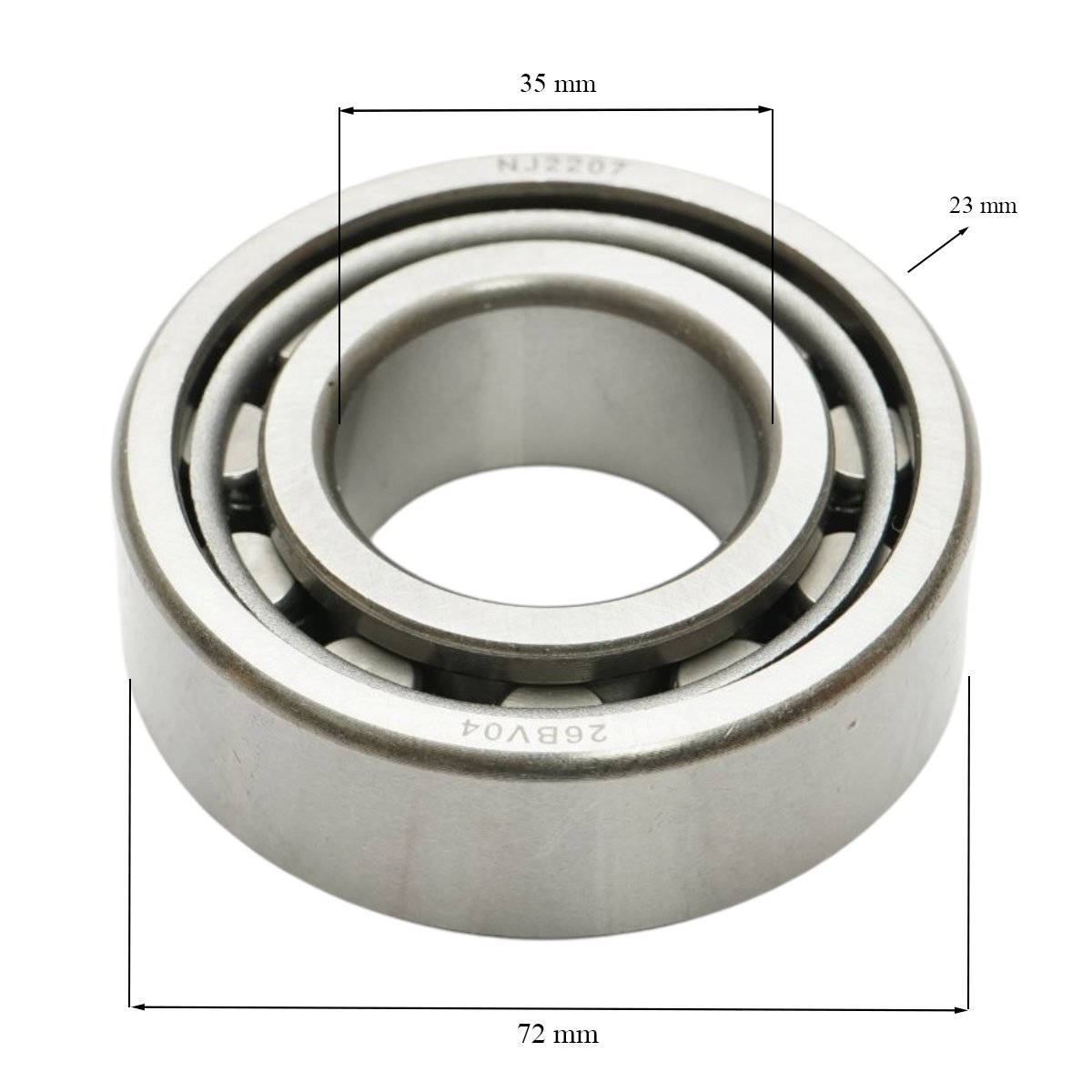 Rulment NJ2207 35x72x23mm ax taragot cutie viteze U-445 – imagine 3