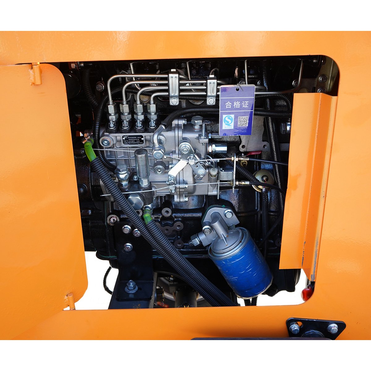 Mini incarcator frontal articulat 1.1T 4x4, motor diesel 57CP, capacitate ridicare 700kg, latime cupa 1300mm THOR – imagine 11