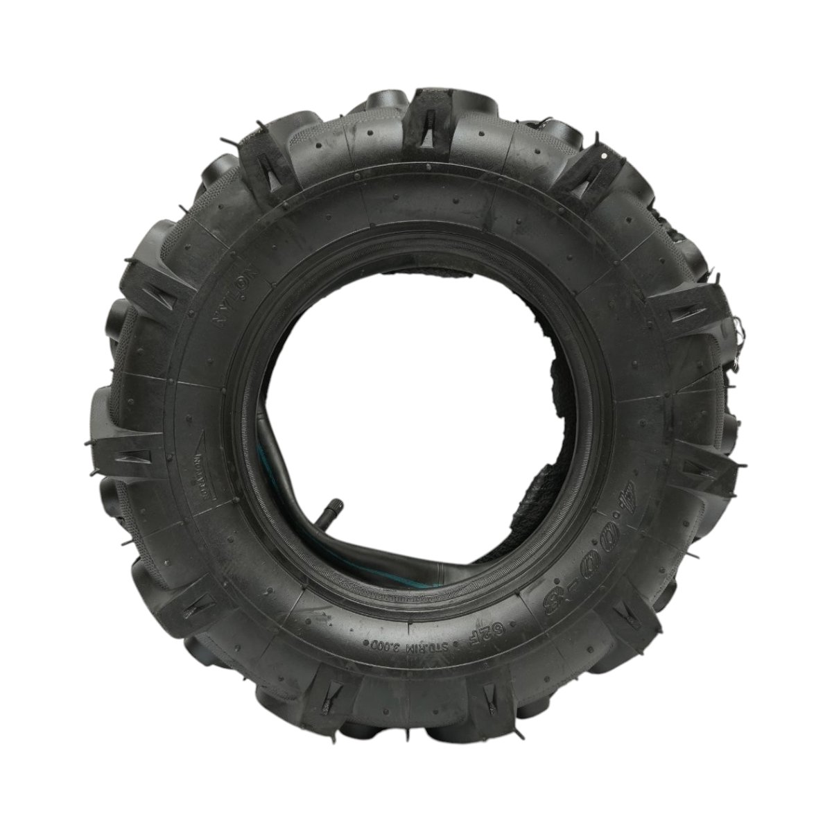Anvelopa agricola motocultor 400/8 crampon 6PR LP52 camera inclusa THOR – imagine 2