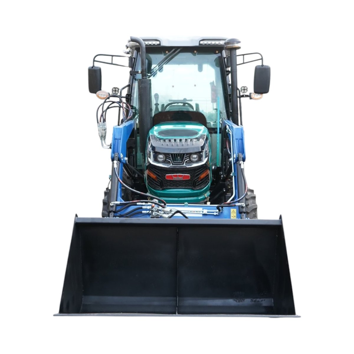 Tractor 60CP 4x4 cu cabina, motor diesel YTO, incarcator frontal hidraulic, cupa 1400mm, camere video KONIG 604 – imagine 2