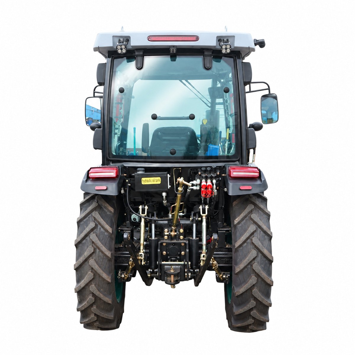 Tractor 60CP 4x4 cu cabina, motor diesel YTO, incarcator frontal hidraulic, cupa 1400mm, camere video KONIG 604 – imagine 4
