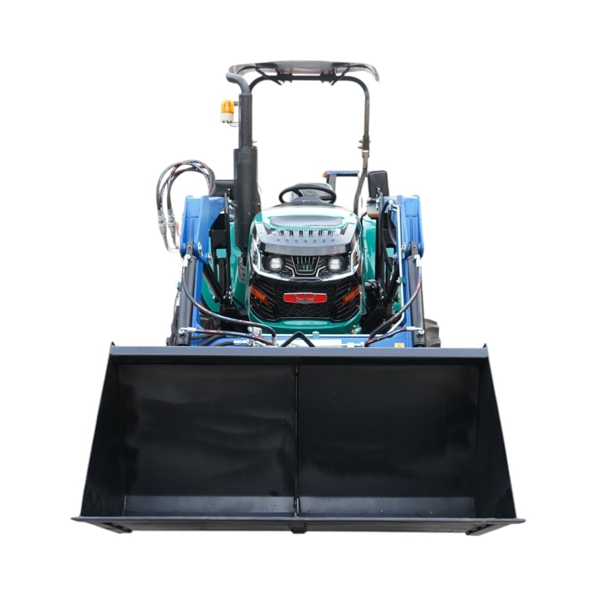 Tractor 60CP 4x4 cu semicabina, incarcator frontal hidraulic, cupa 1400mm KONIG 604 – imagine 2
