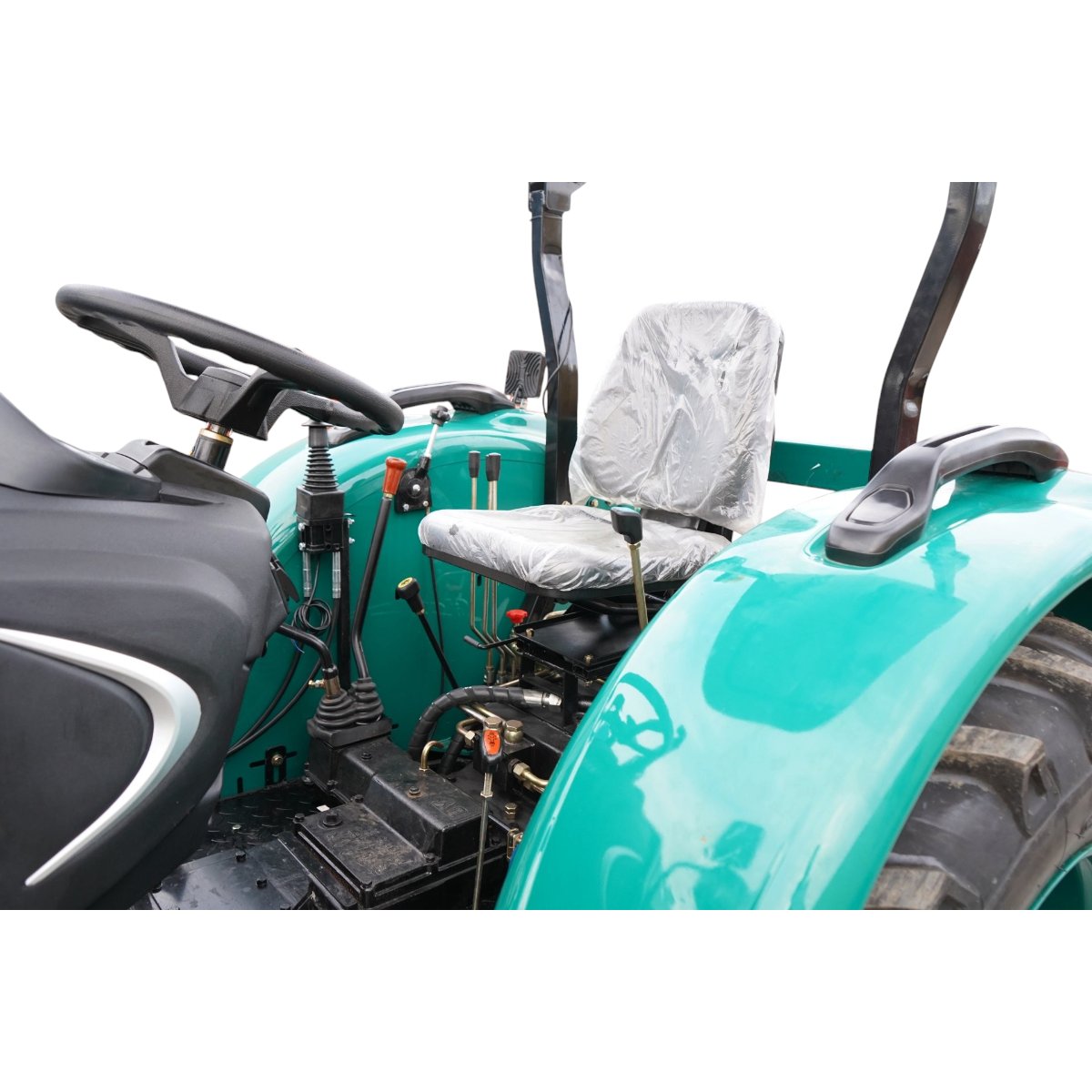 Tractor 60CP 4x4 cu semicabina, incarcator frontal hidraulic, cupa 1400mm KONIG 604 – imagine 6